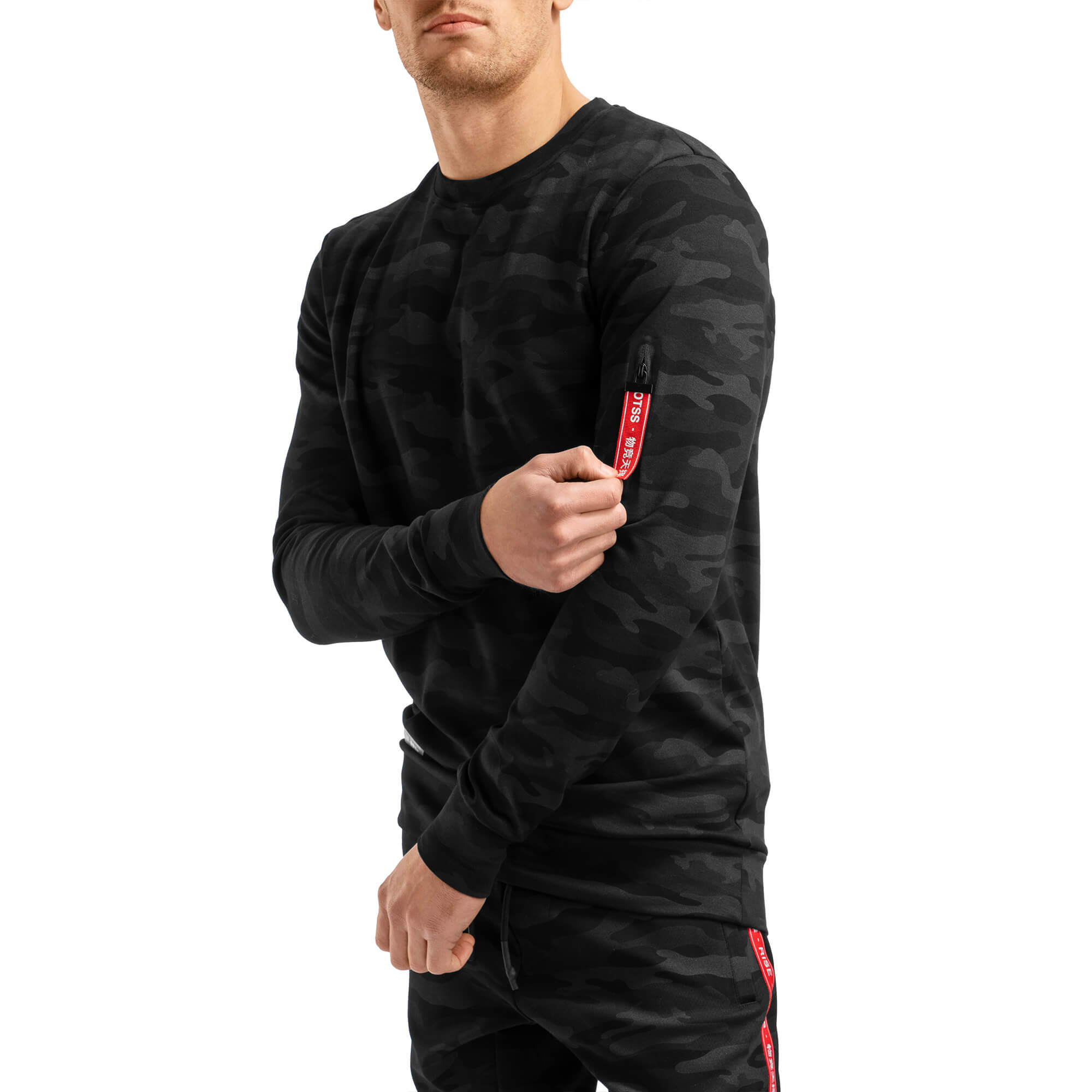 Electro Crewneck - Noir Camo
