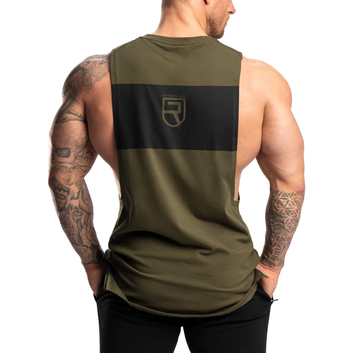 Motion Tank Top – Army Green