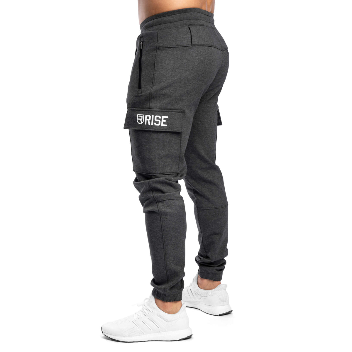 Rest Later Pants - Charcoal Marl