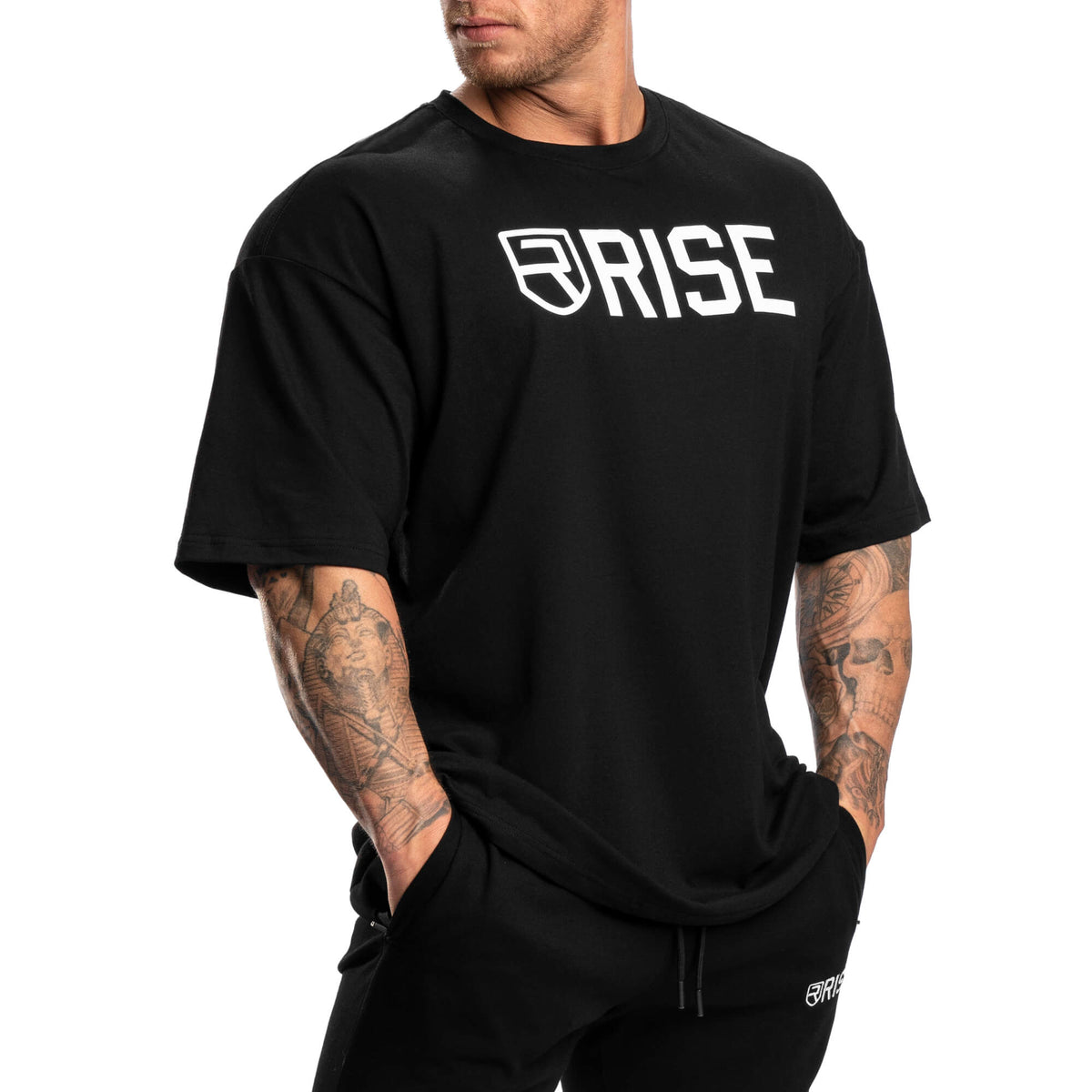 Men - Signature Oversized T-Shirt - Black