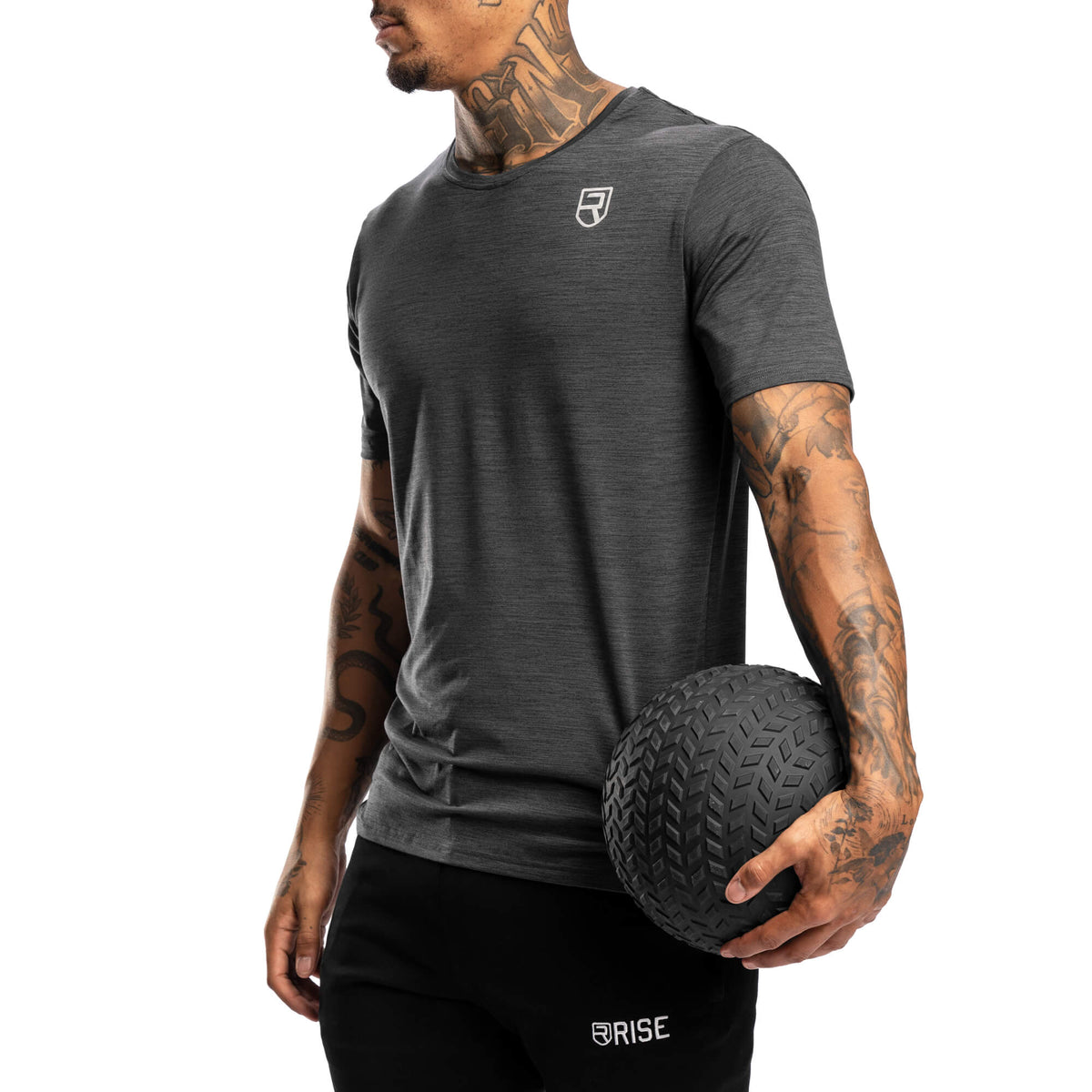 Softest T-Shirt – Black Marl