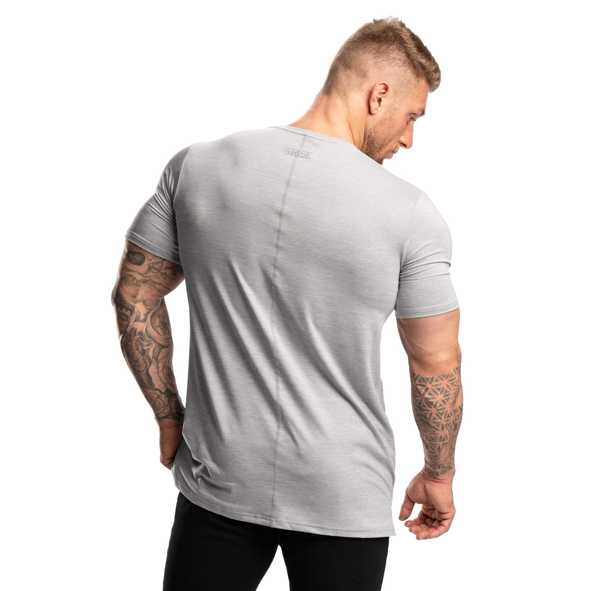 T-shirt le plus doux – gris chiné