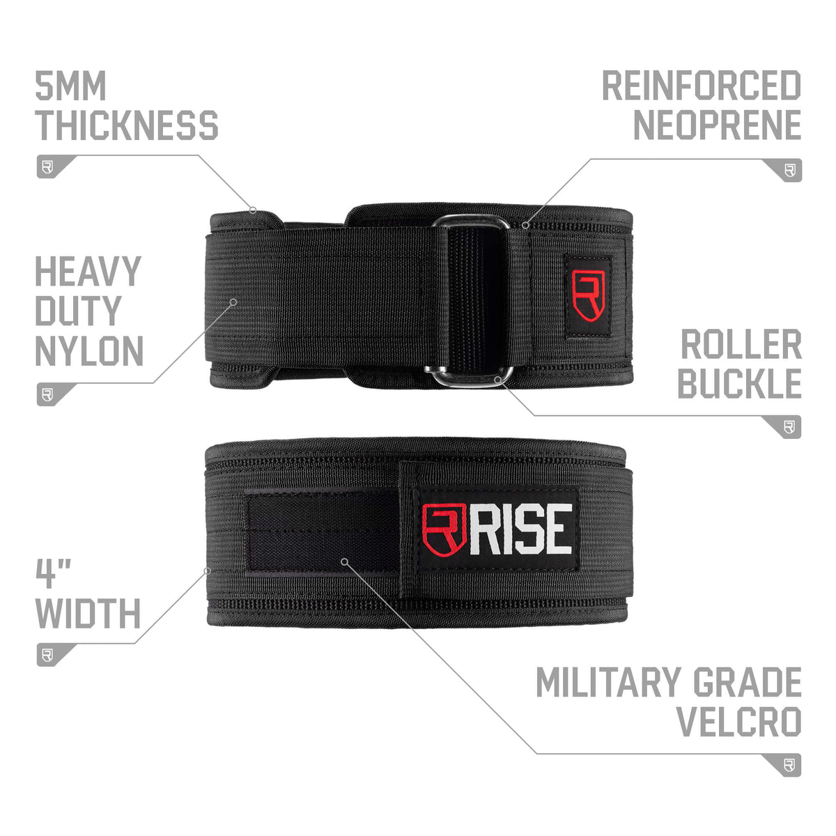 Ceinture Néoprène – Noir