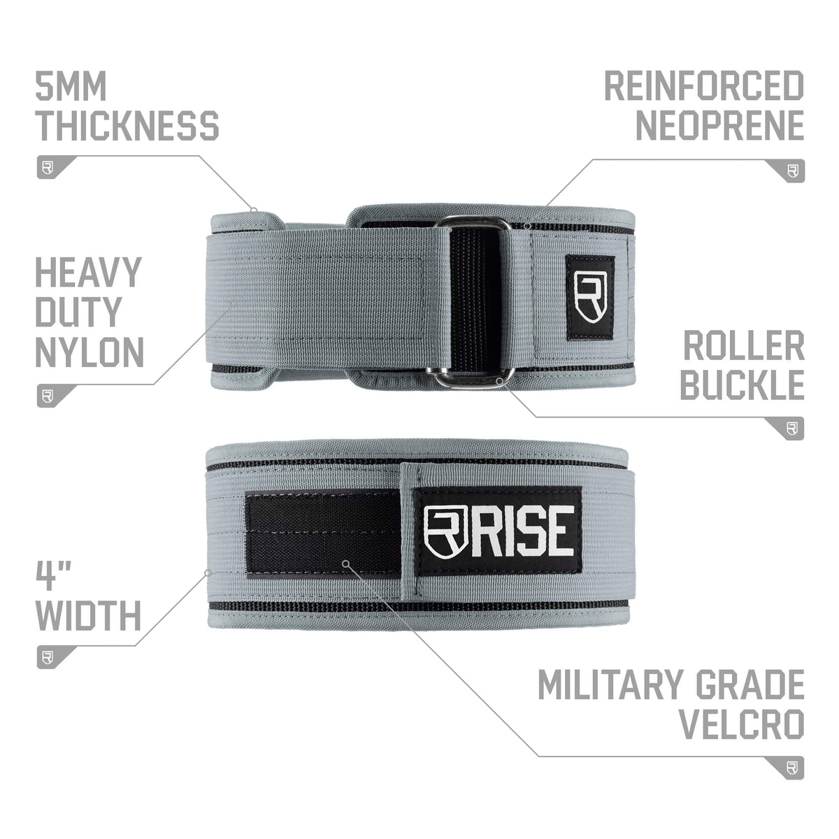 Ceinture Néoprène - Gris