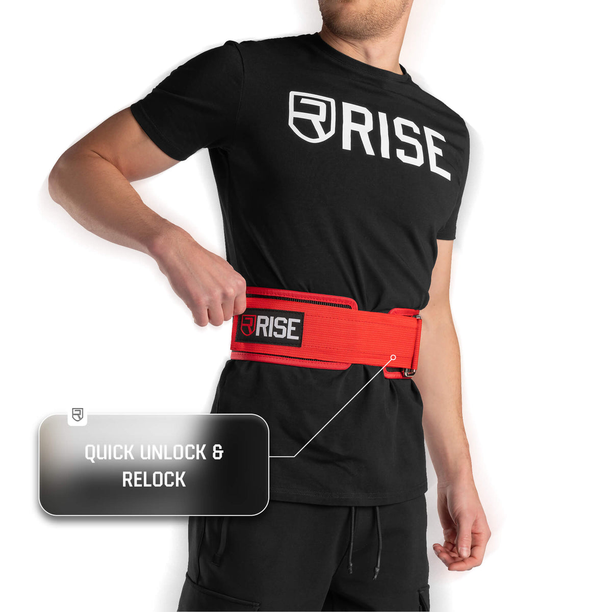 Ceinture Néoprène – Rouge