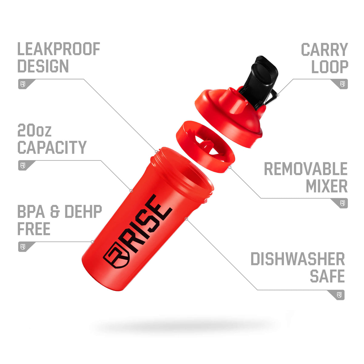 Classic Shaker - Red (5pk)