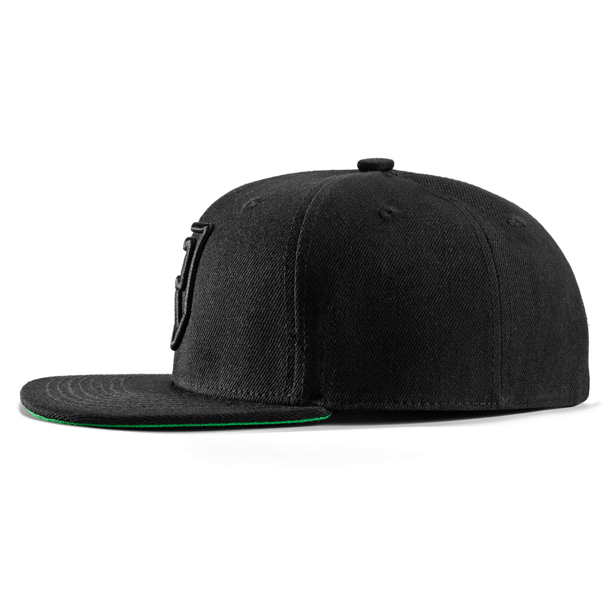 Signature Snapback – Black on Black