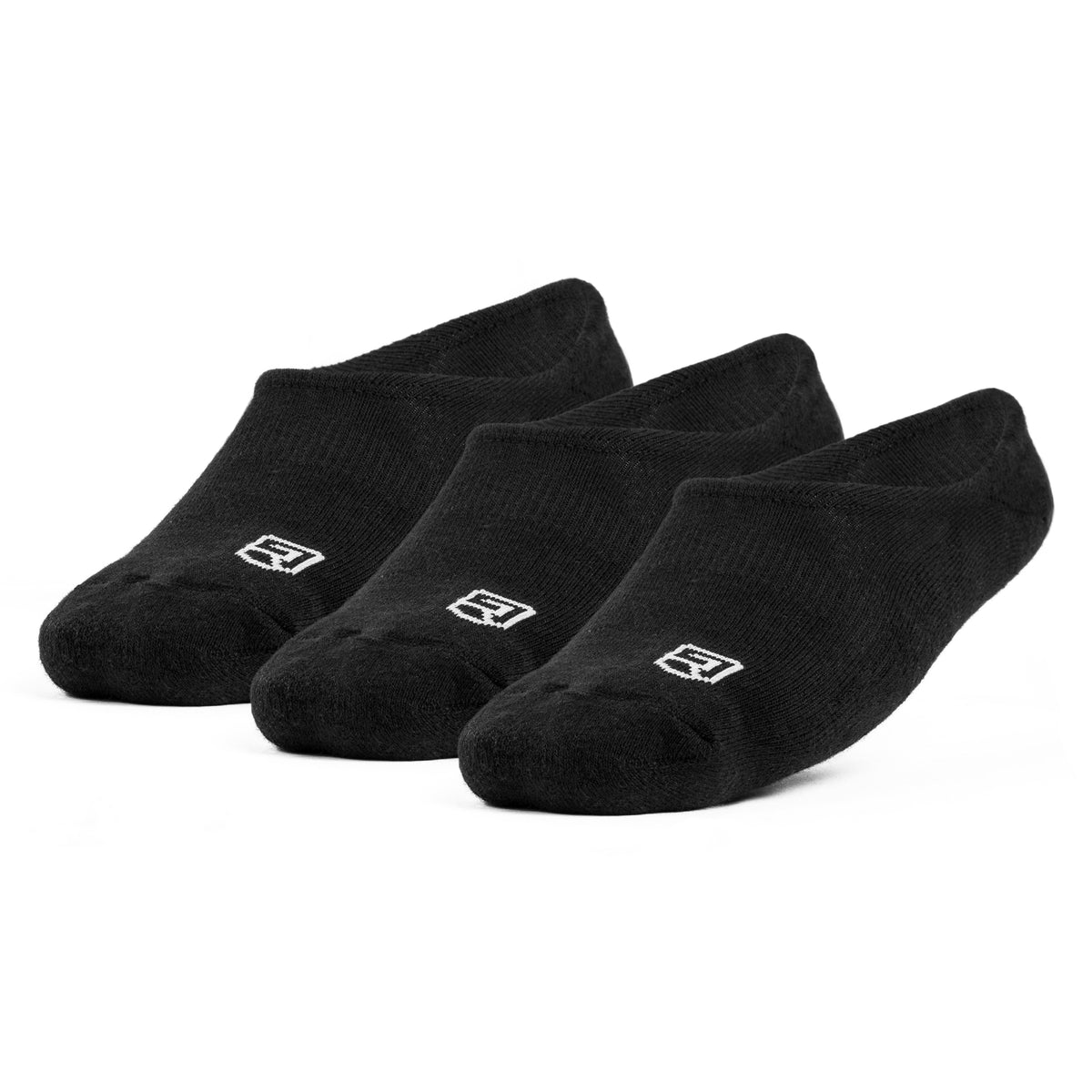 Chaussettes de sport invisibles - Noir (lot de 3)