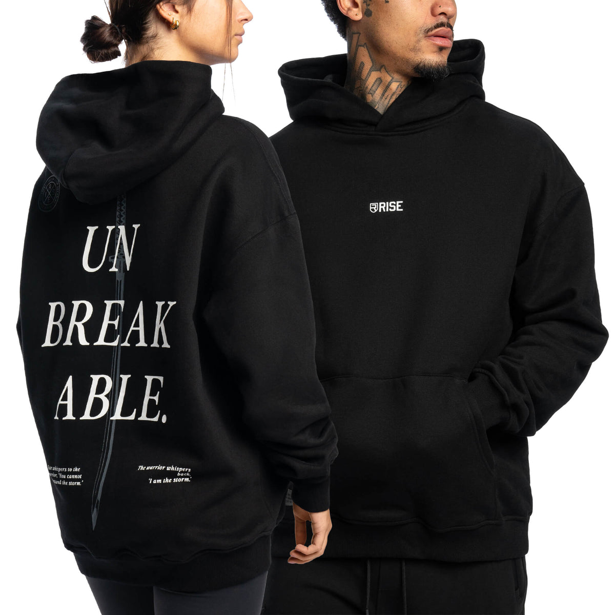 Unbreakable Oversized Hoodie Black