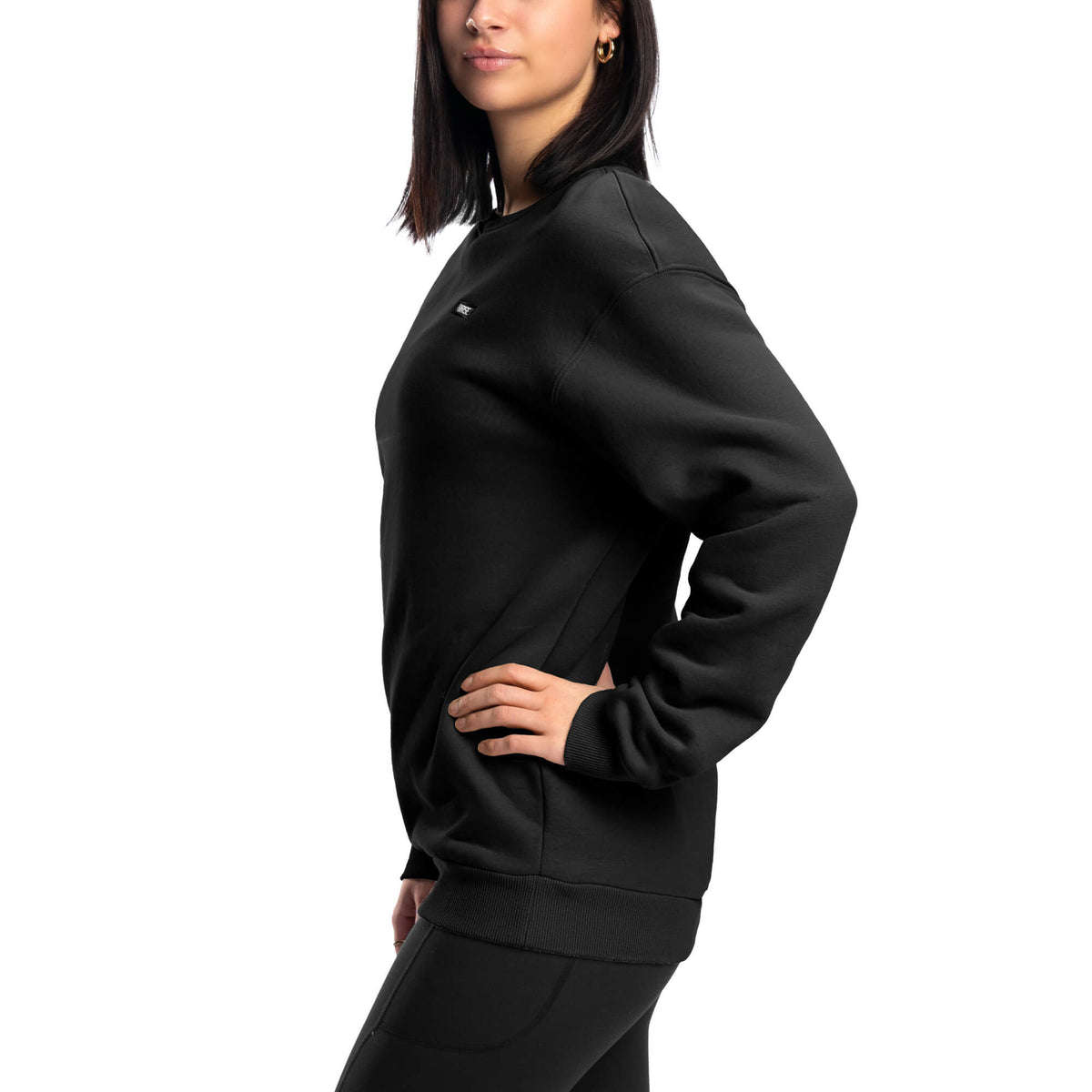 Women - Comfy Crewneck - Black