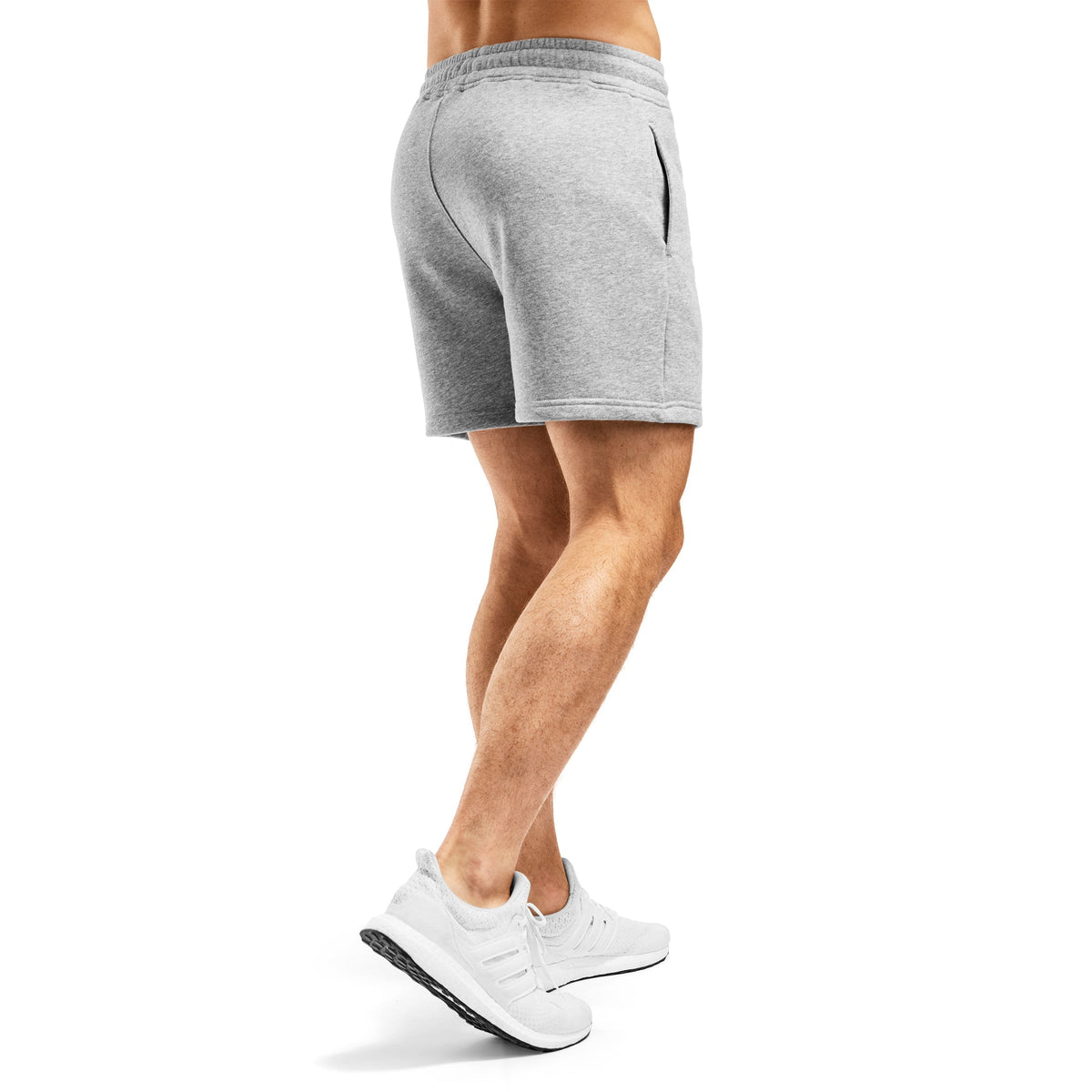 Men - Comfy Shorts 5&quot; - Light Grey