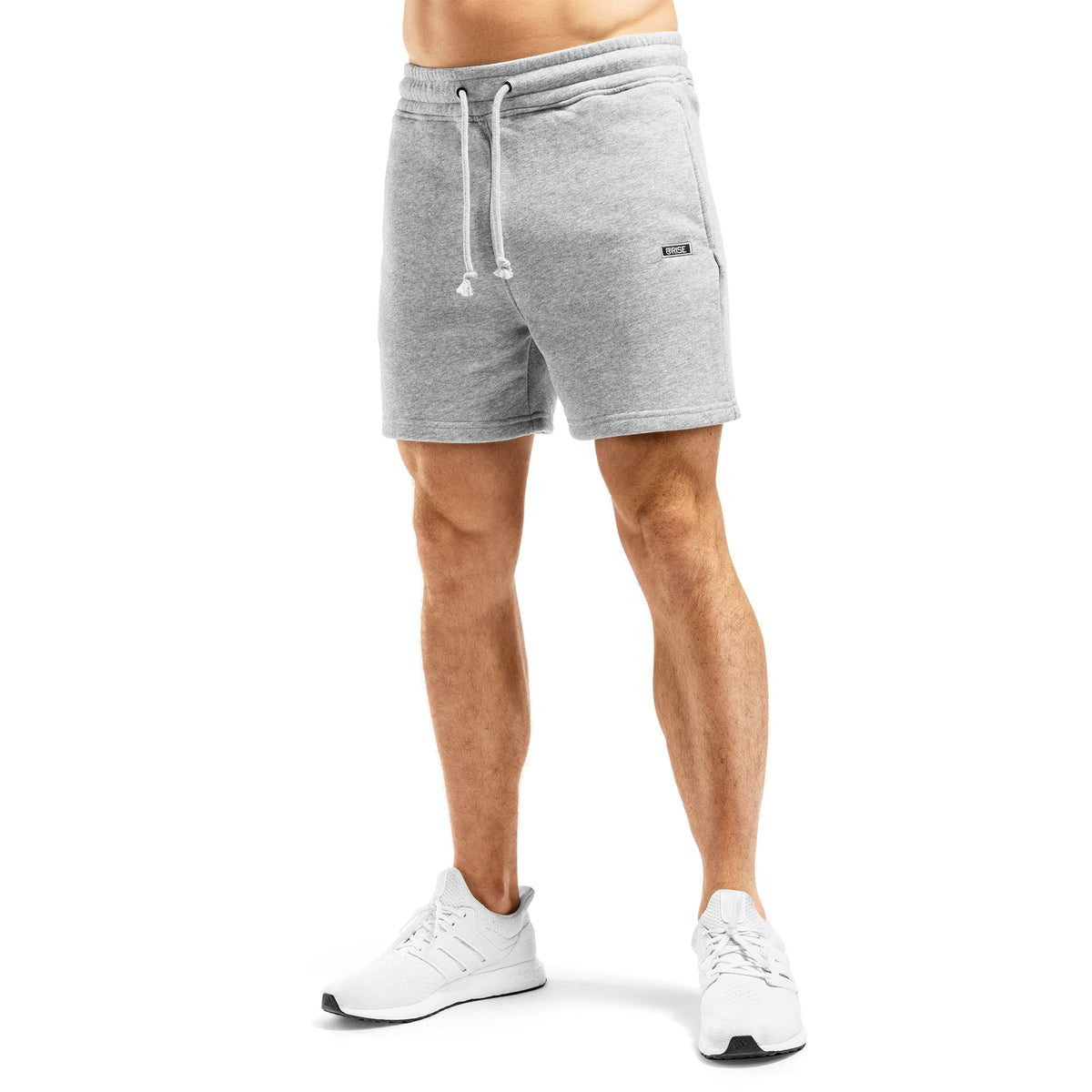 Men - Comfy Shorts 5&quot; - Light Grey
