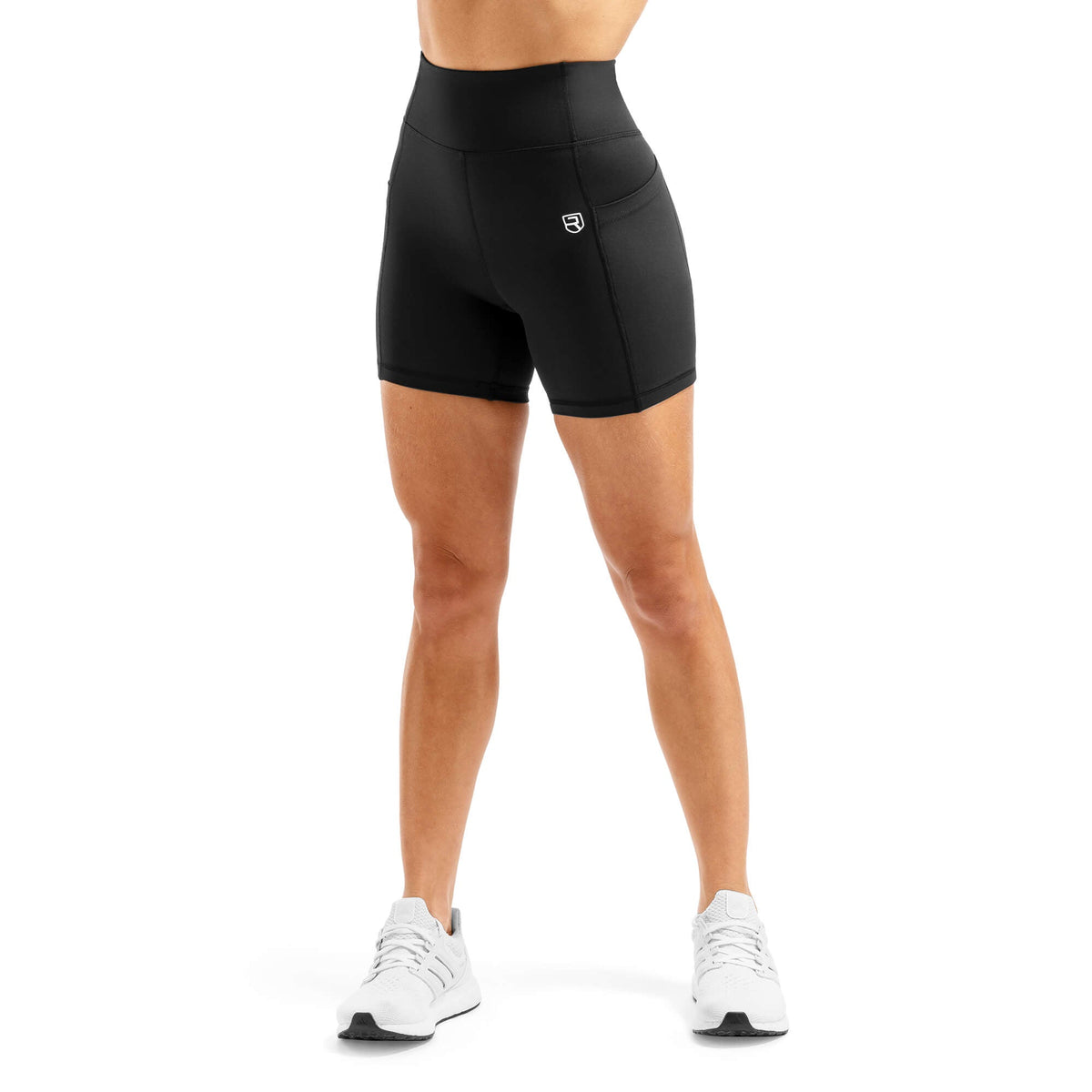 Arsenal High-Waisted Pockets Shorts - Black