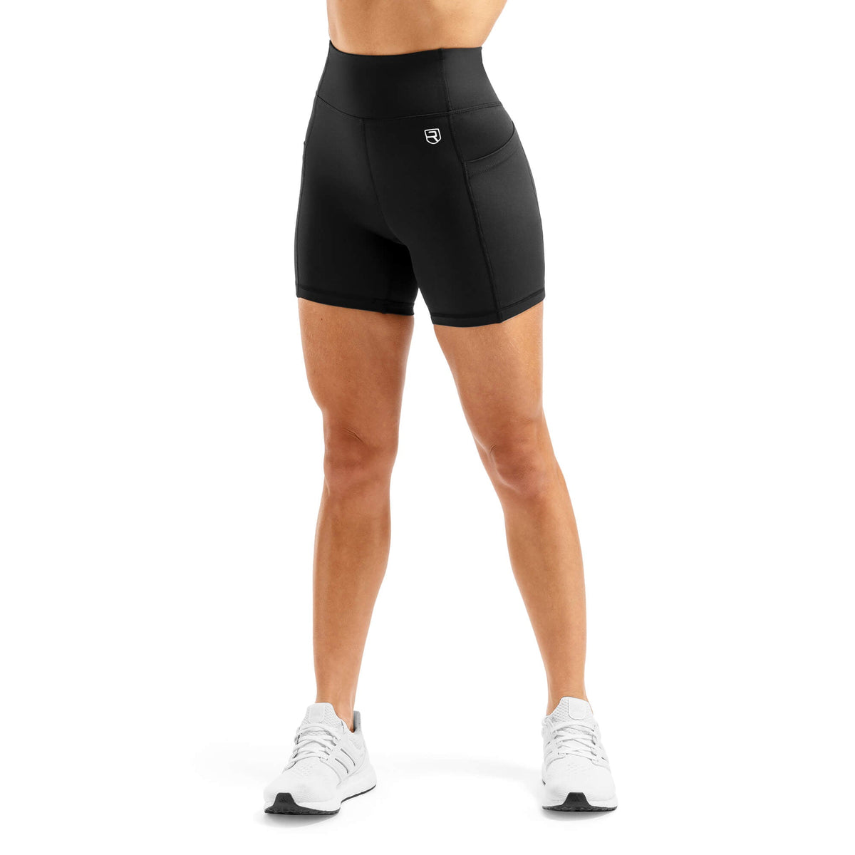 Arsenal High-Waisted Pockets Shorts - Black