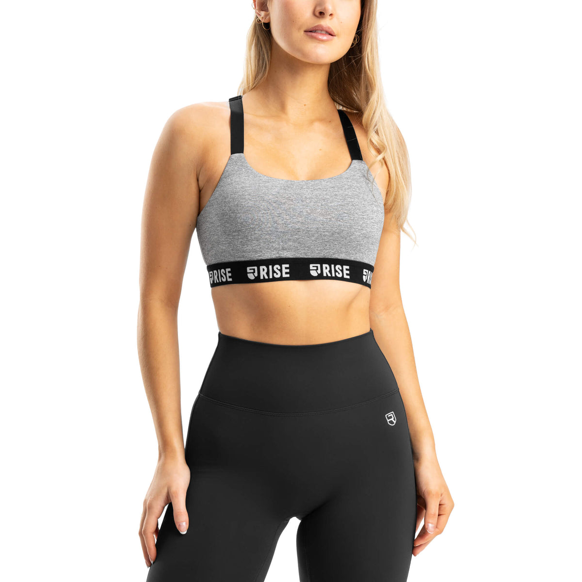 Motion Sports Bra – Grey/Black