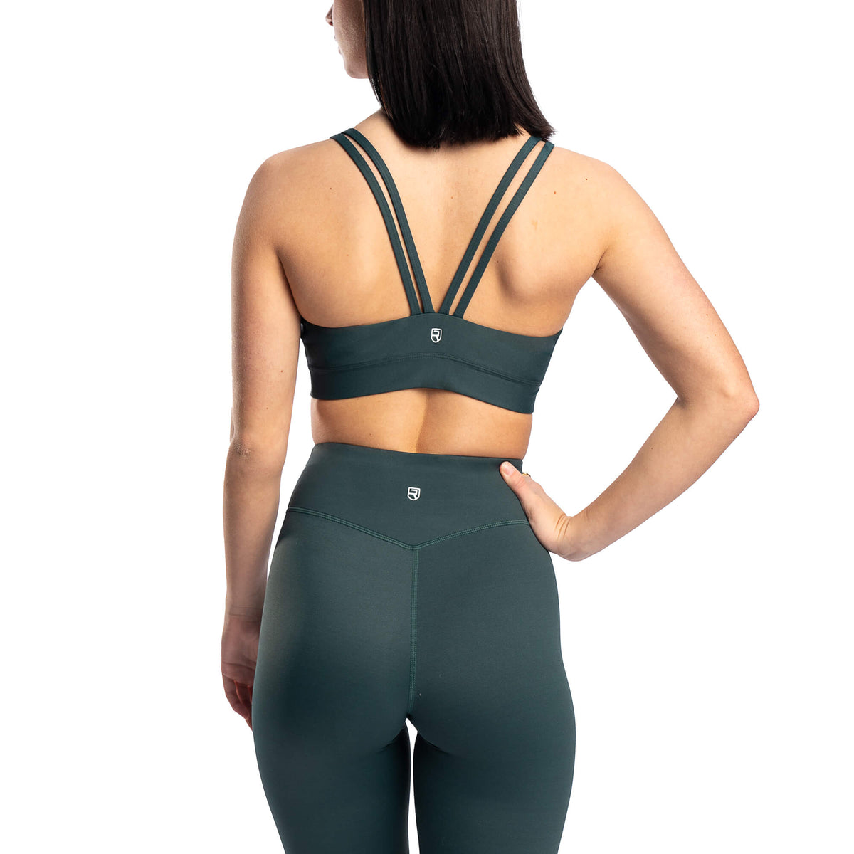 Soutien-gorge de sport raffiné - Vert pin