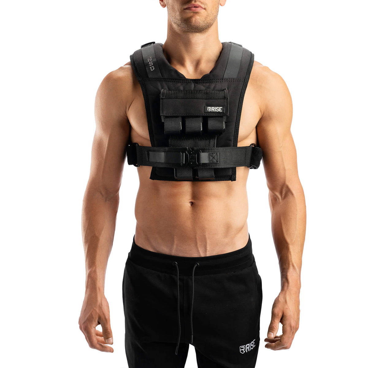 Alpha 1 Weighted Vest - Black - Rise Canada