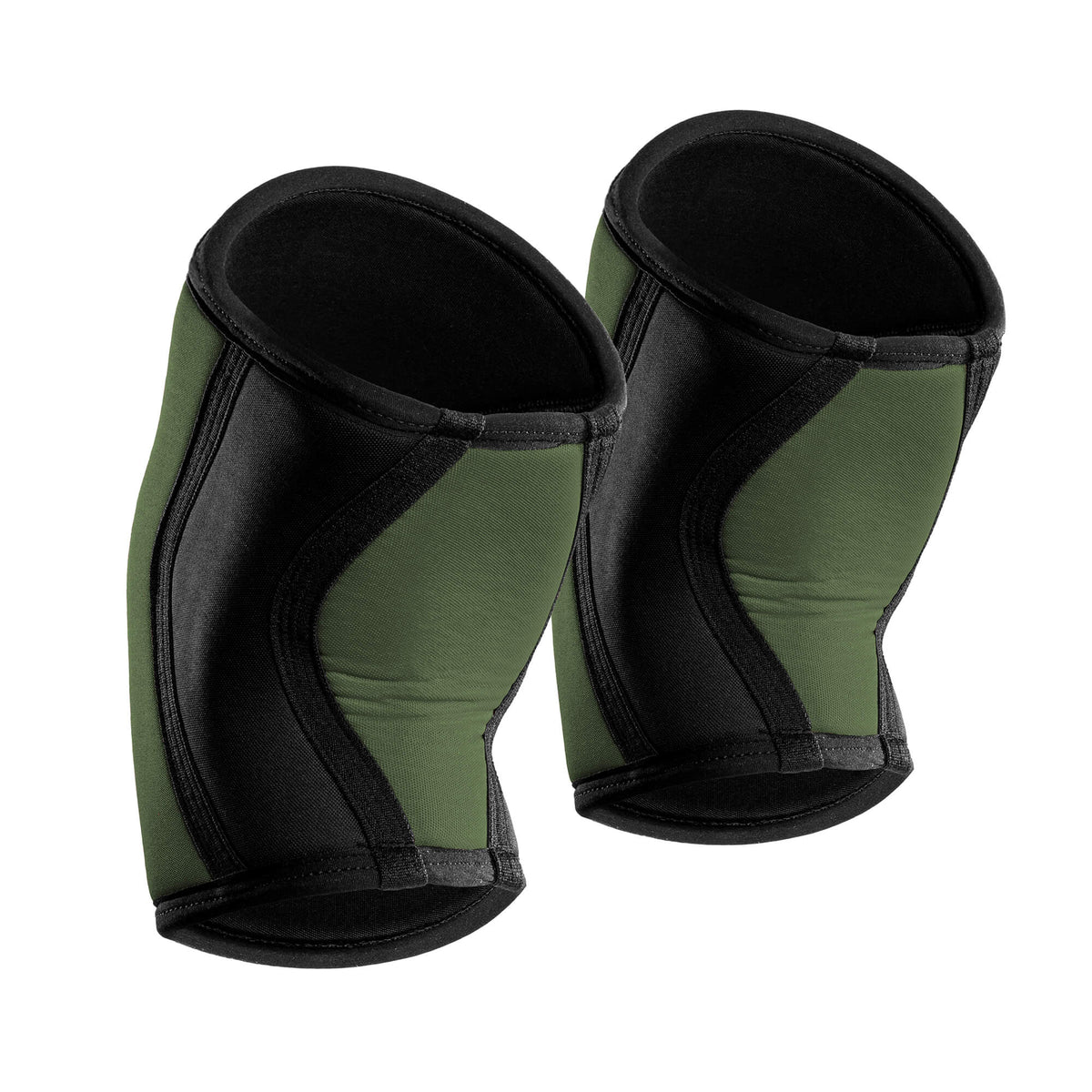 7mm Knee Sleeves (25cm) - Green - Rise Canada