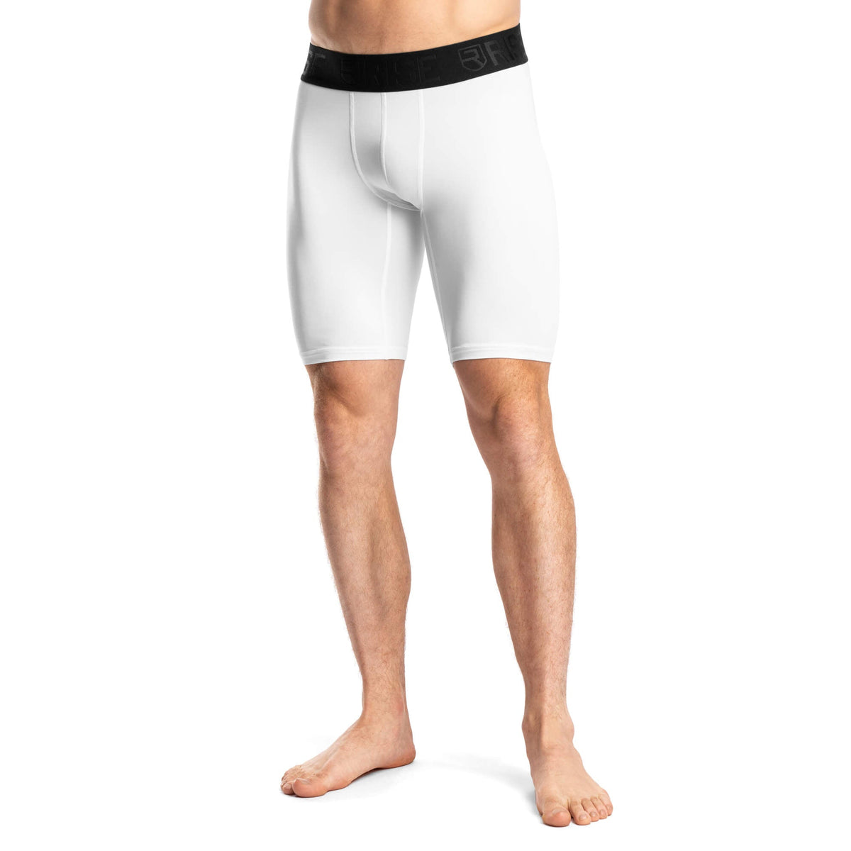 Active Dry Compression Shorts - White - Rise Canada