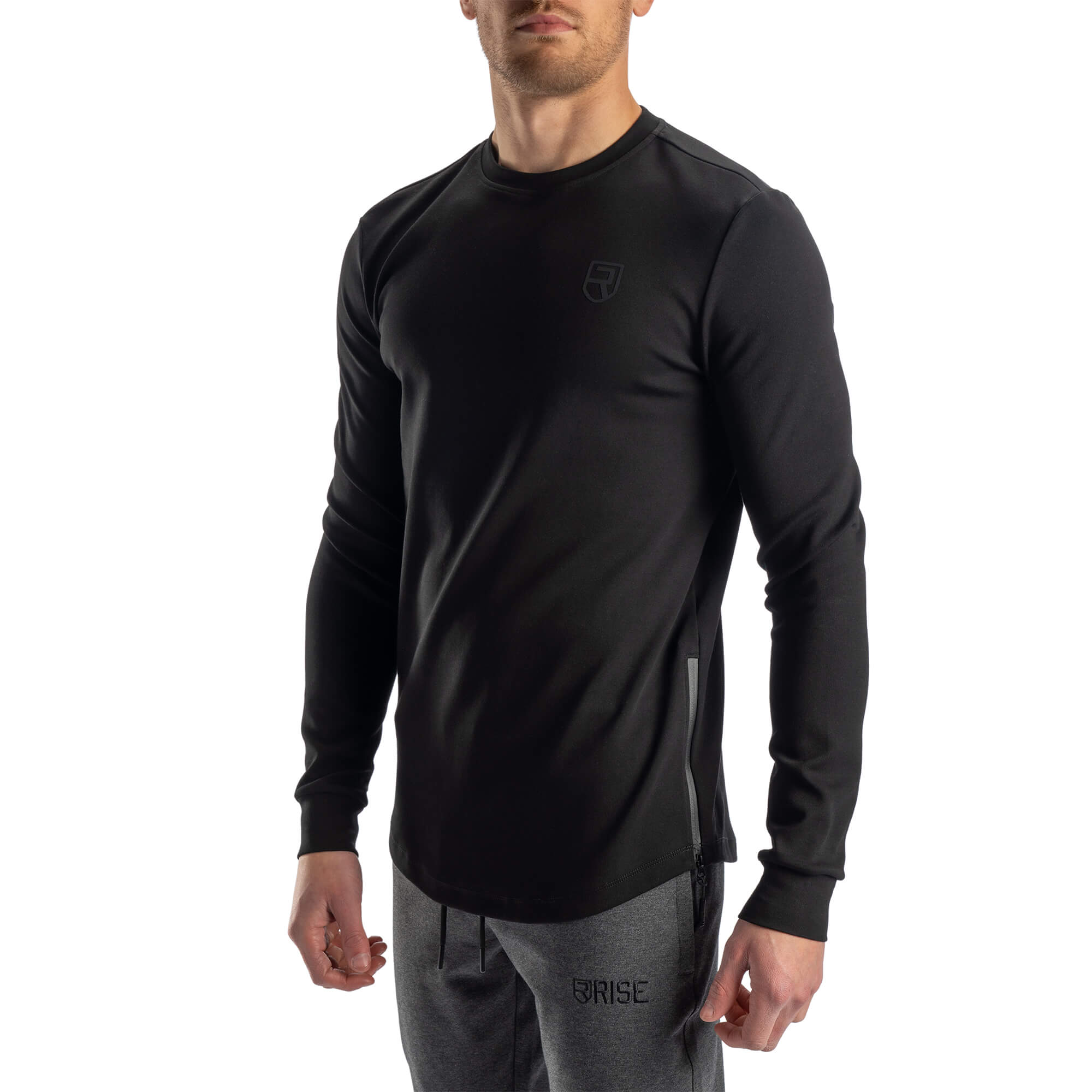 Pull ras du cou Ascent - Noir