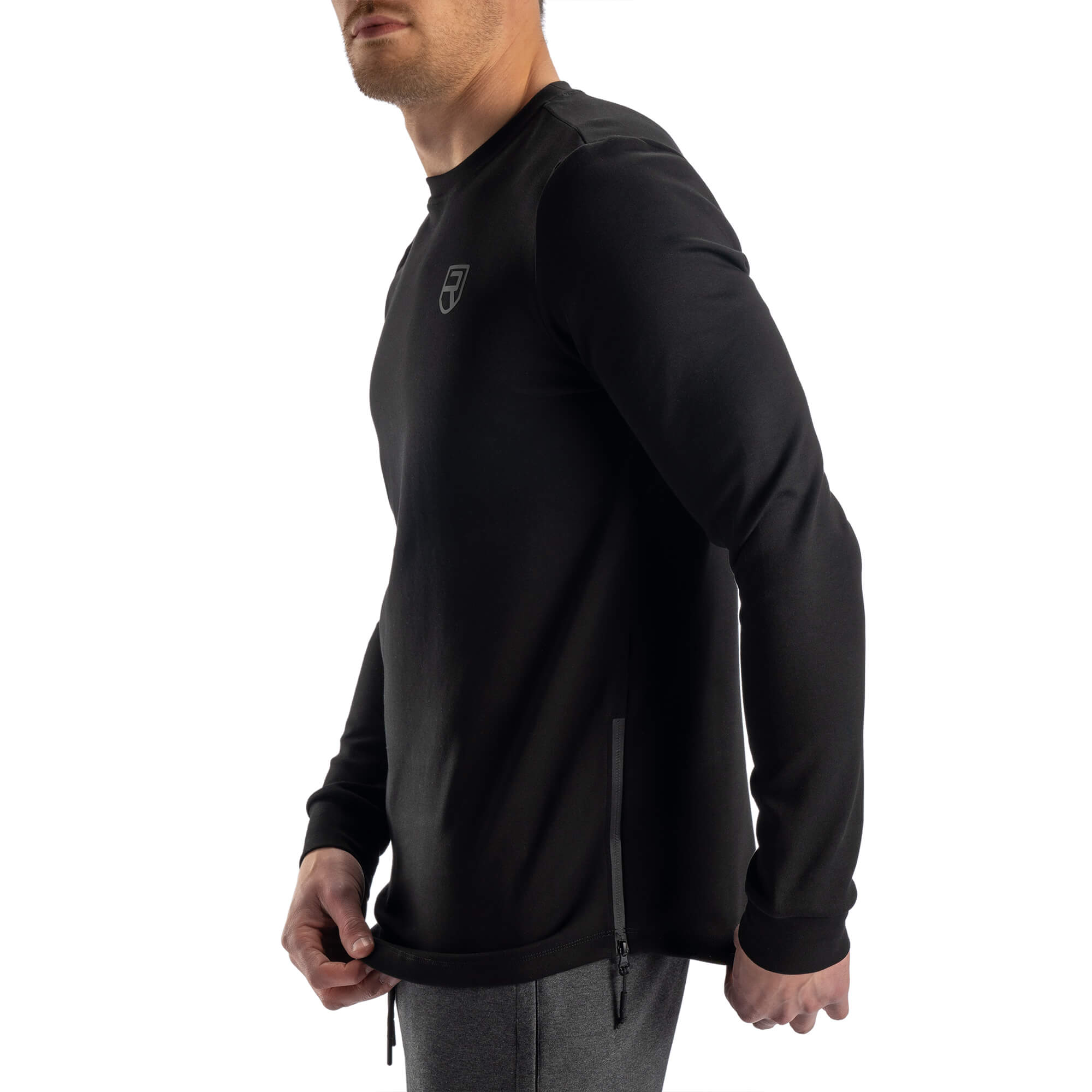 Pull ras du cou Ascent - Noir