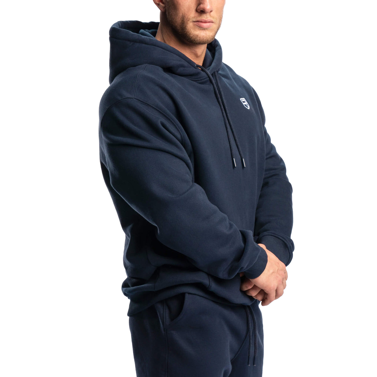 Navy blue deals fleece hoodie