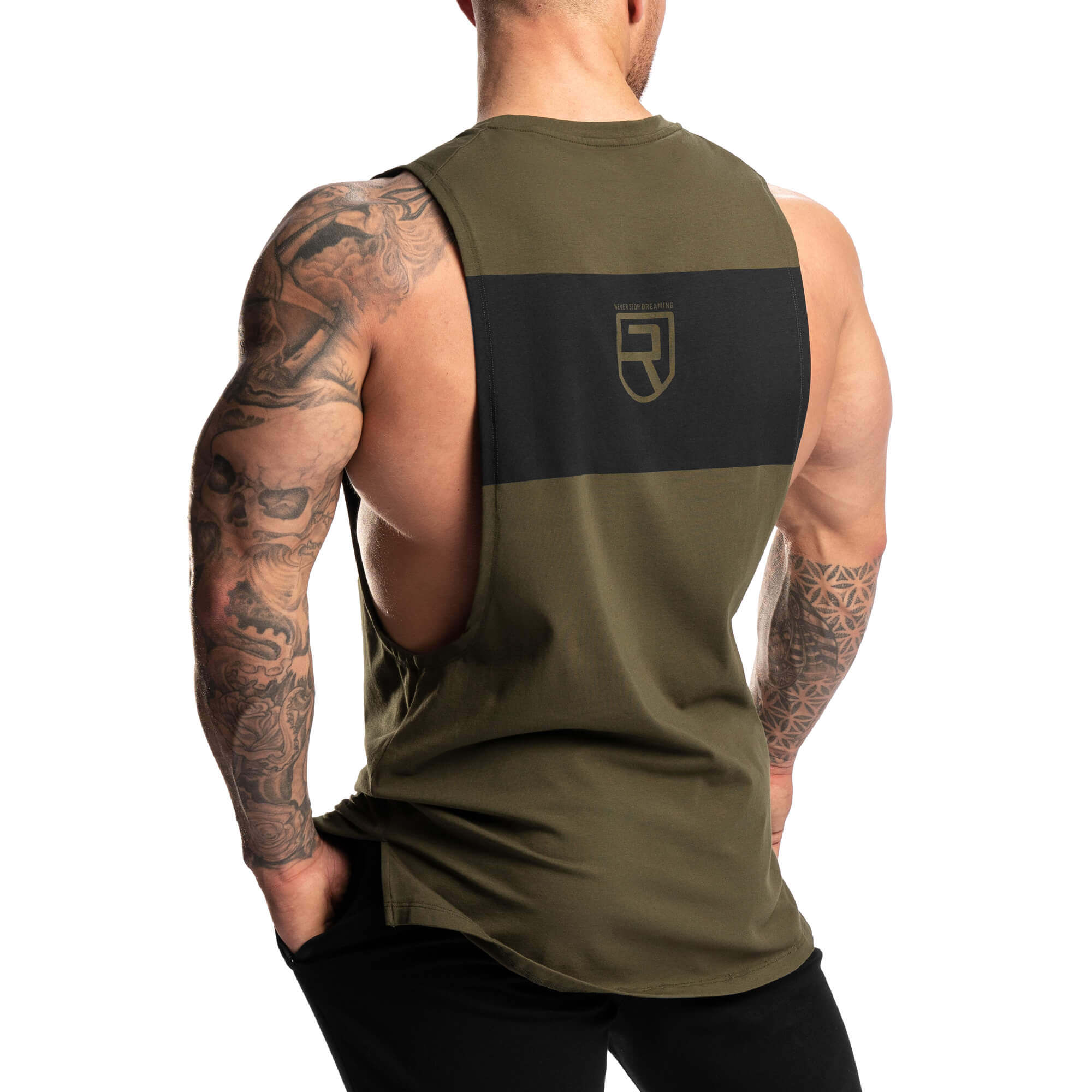 Motion Tank Top – Army Green