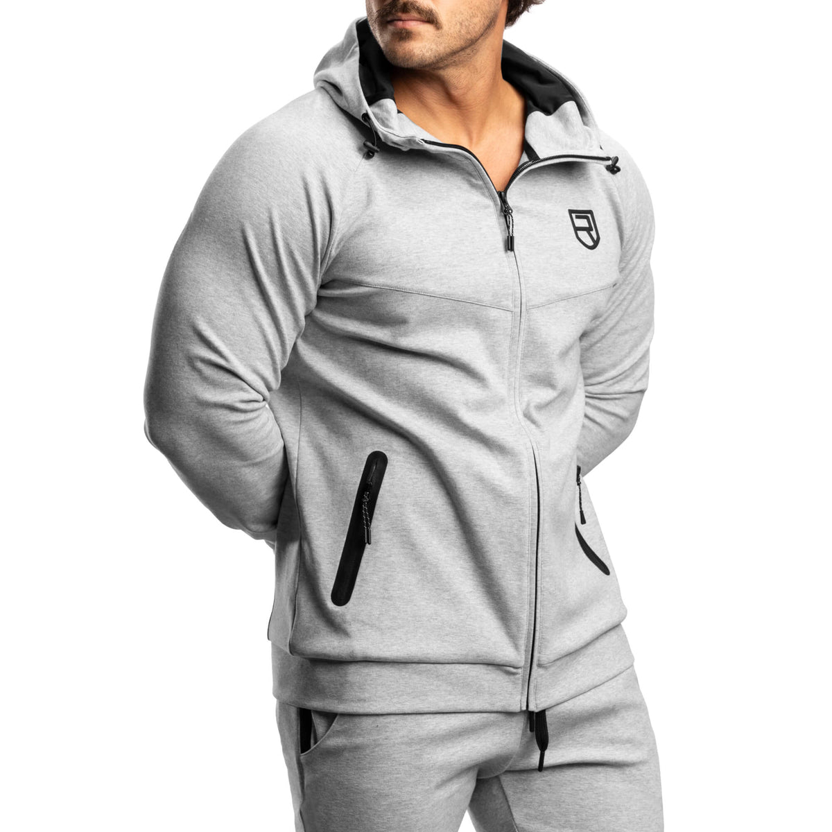 Peak Hoodie - Light Grey