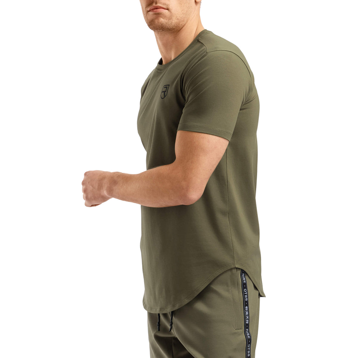 Khaki green nike clearance t shirt