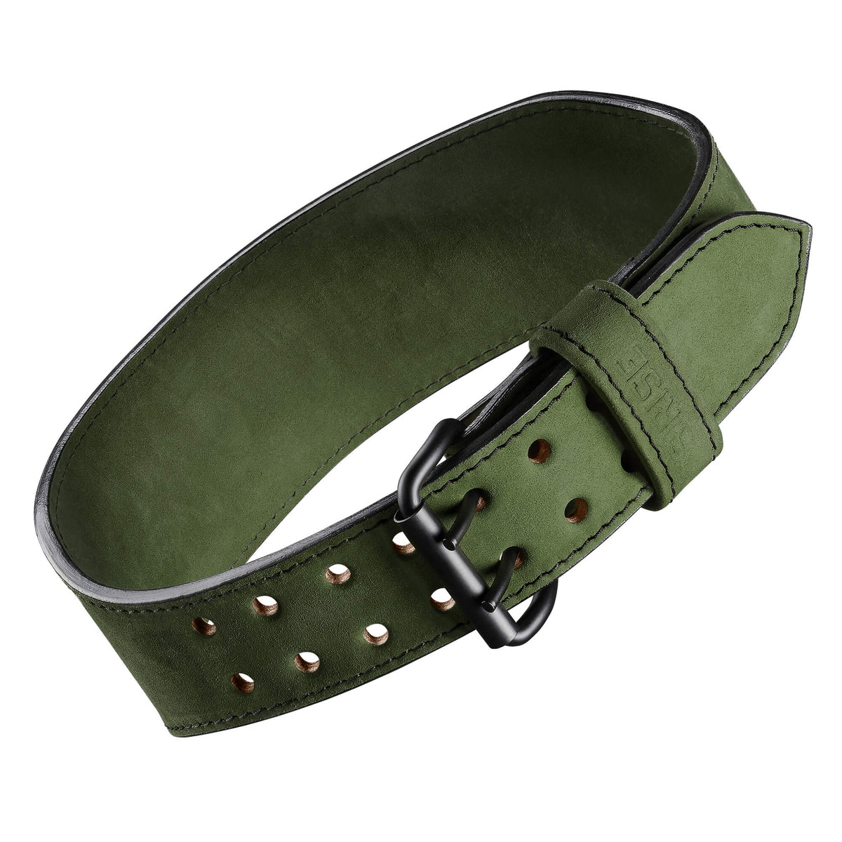 7mm Old School Leather Belt - Army Green - Rise Canada