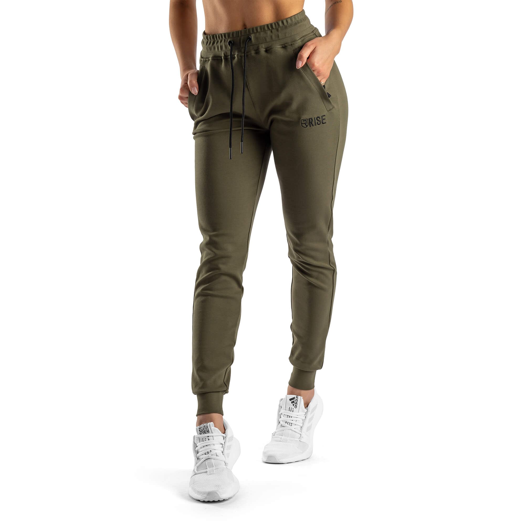 Athletic Bottoms - Army Green