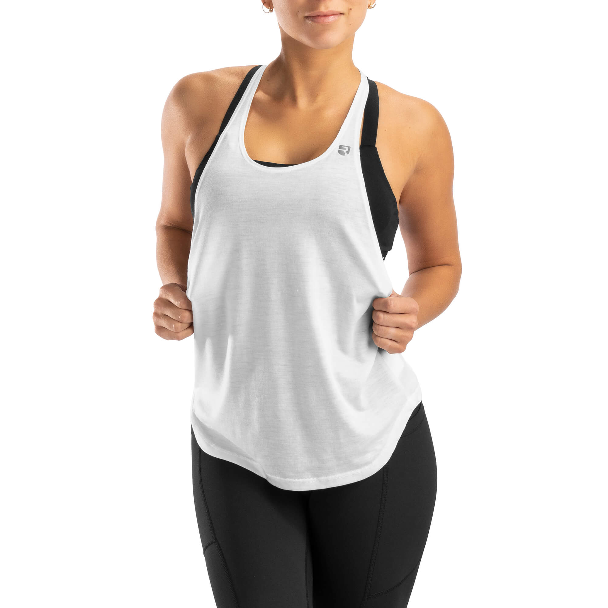 Axis Tank Top – White