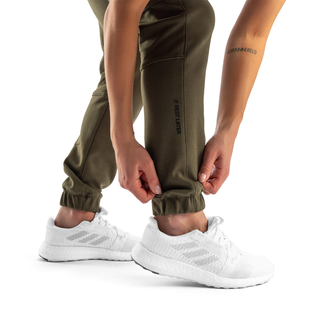 Rest Later Pants - Army Green