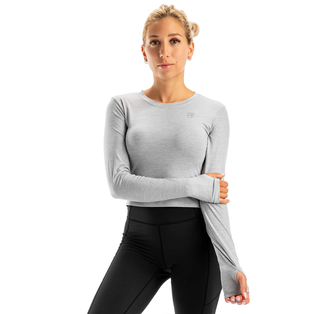 Softest Long Sleeve – Grey Marl