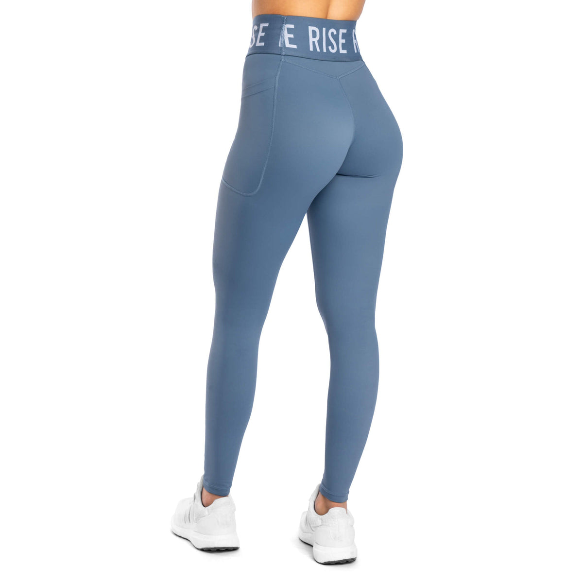 Legging taille haute avec poches Spirit - Bleu orage