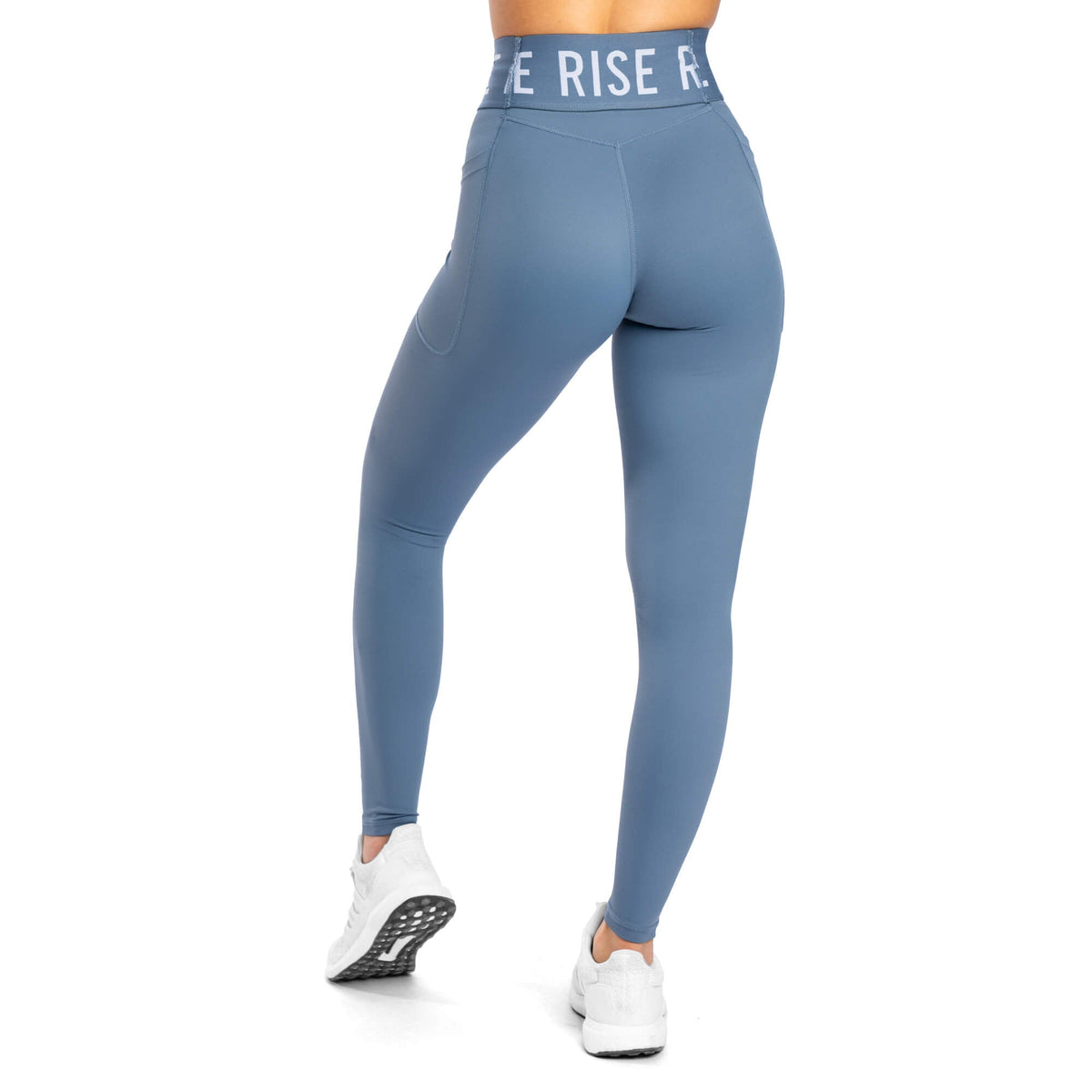 Legging taille haute avec poches Spirit - Bleu orage
