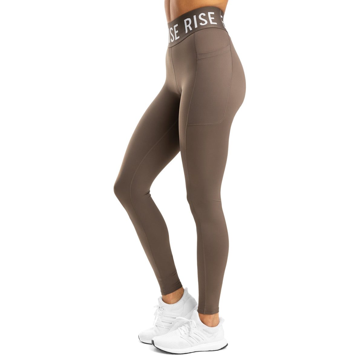 Legging taille haute avec poches Spirit - Taupe
