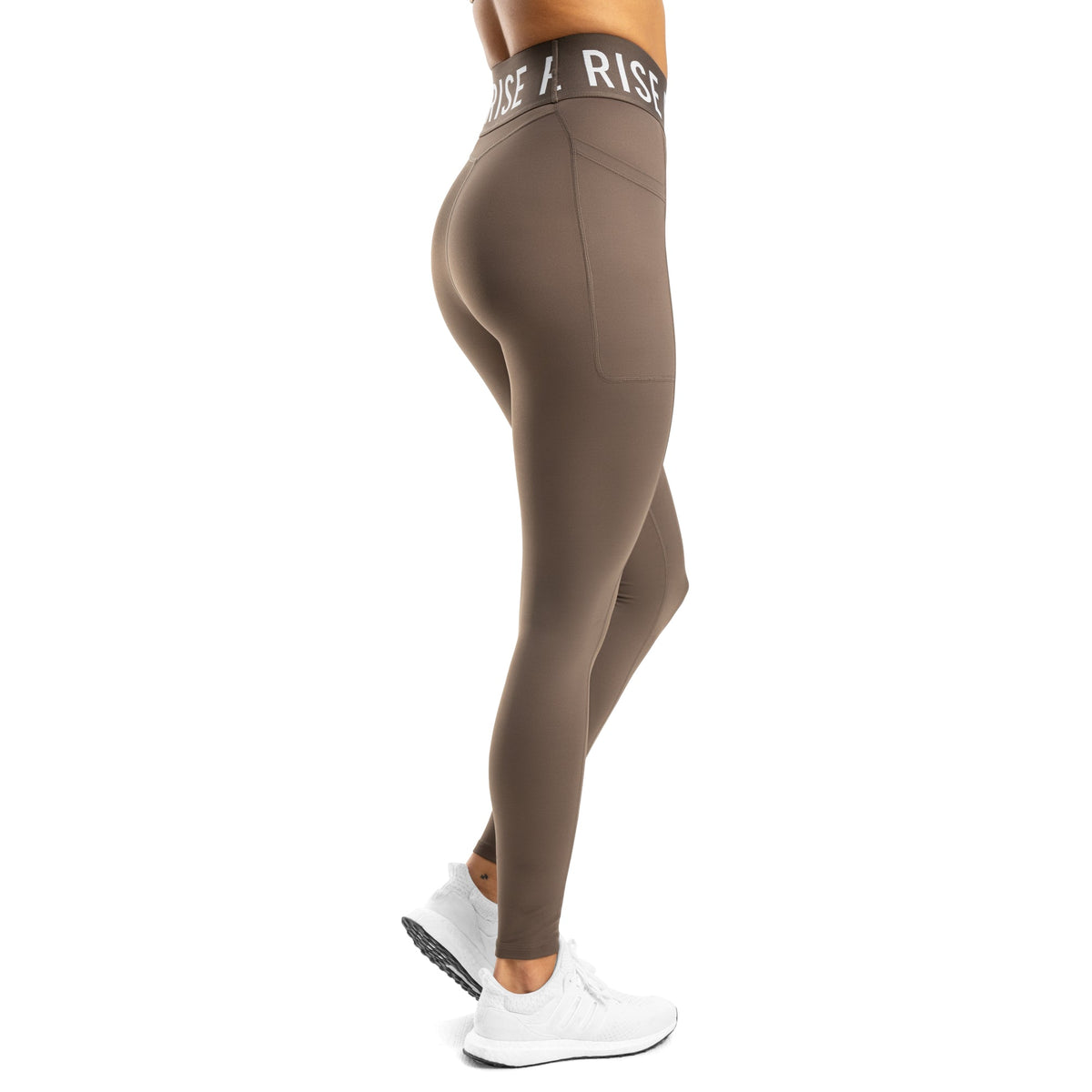 Legging taille haute avec poches Spirit - Taupe
